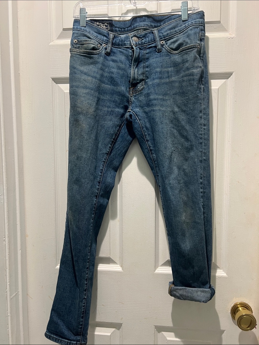 Abercrombie & Fitch Slim Straight Blue Jeans